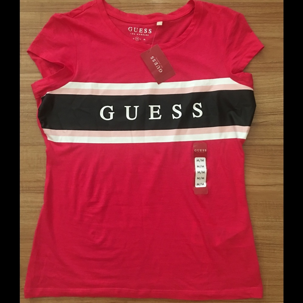 Guess Red Shirt
